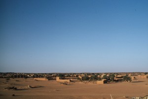 A panorama of Kidal in north